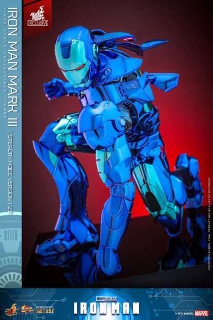Iron Man Movie Masterpiece Diecast Actionfigur 1/6 Iron Man Mark III (Stealth Mode Ver.) 2.0 Hot Toys Exclusive 33 cm – Bild 11