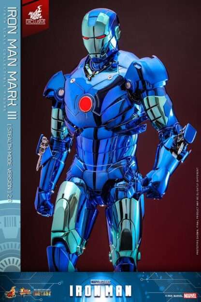 Iron Man Movie Masterpiece Diecast Actionfigur 1/6 Iron Man Mark III (Stealth Mode Ver.) 2.0 Hot Toys Exclusive 33 cm – Bild 16