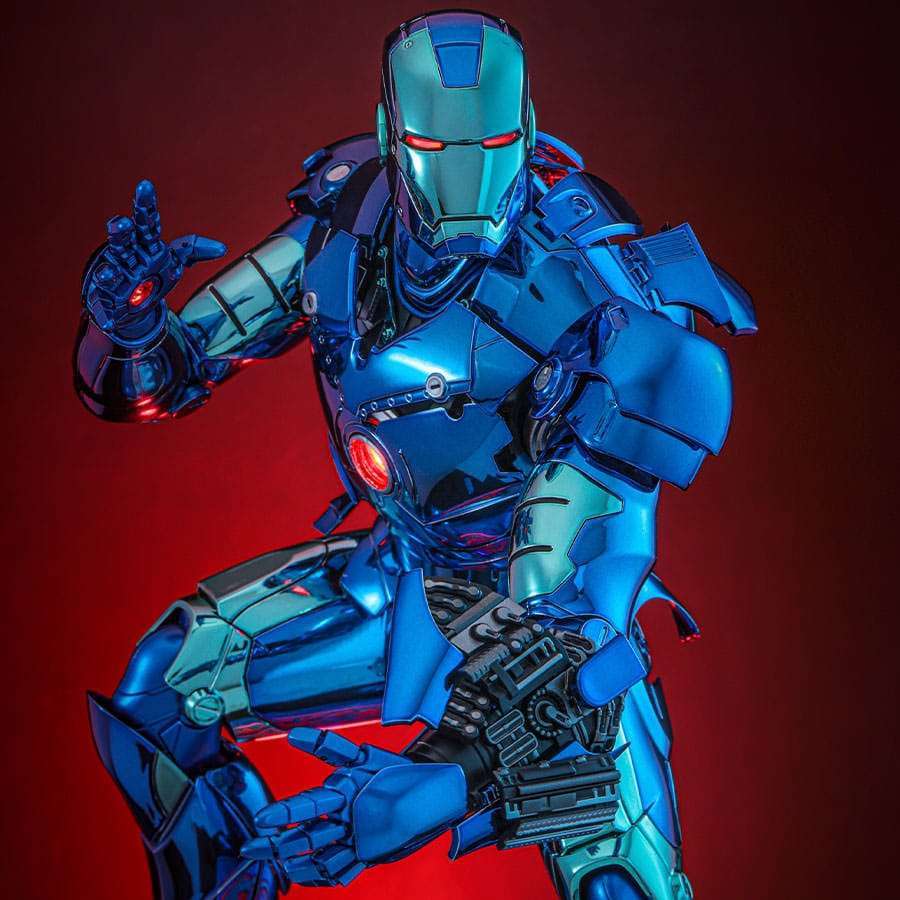 Iron Man Movie Masterpiece Diecast Actionfigur 1/6 Iron Man Mark III (Stealth Mode Ver.) 2.0 Hot Toys Exclusive 33 cm – Bild 21