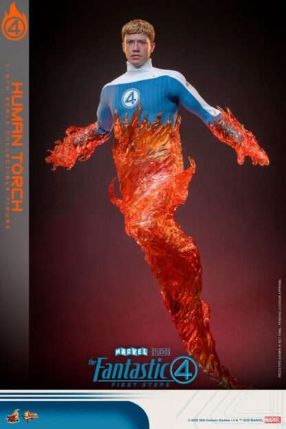 The Fantastic Four: First Steps Movie Masterpiece Actionfigur 1/6 Human Torch 30 cm – Bild 3