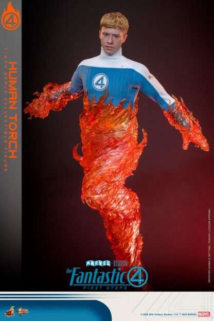 The Fantastic Four: First Steps Movie Masterpiece Actionfigur 1/6 Human Torch 30 cm – Bild 8