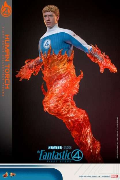 The Fantastic Four: First Steps Movie Masterpiece Actionfigur 1/6 Human Torch 30 cm – Bild 9