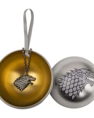 Game of Thrones Christbaumschmuck mit Halskette Stark
