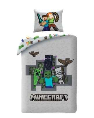 Minecraft Bettwäsche Ver. 3 140 x 200 cm / 70 x 90 cm