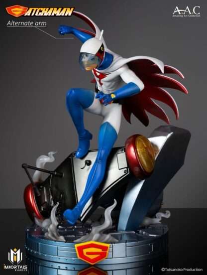 Gatchaman Amazing Art Collection Statue Ken the Eagle, The Leader of the Science Ninja Team 34 cm – Bild 6