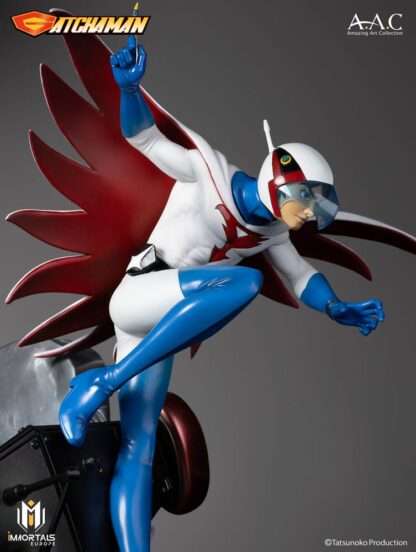 Gatchaman Amazing Art Collection Statue Ken the Eagle, The Leader of the Science Ninja Team 34 cm – Bild 7