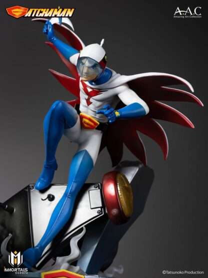 Gatchaman Amazing Art Collection Statue Ken the Eagle, The Leader of the Science Ninja Team 34 cm – Bild 8