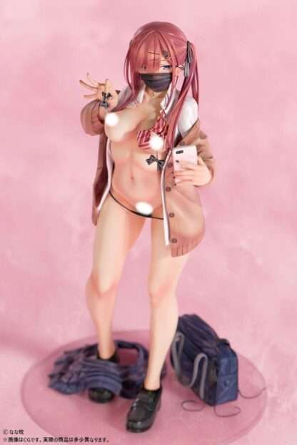 Original Character Statue 1/5 Red-Haired Gyaru-Chan Mask Ver.  Illustration by Nanamakura 29 cm – Bild 5