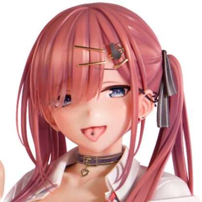 Original Character Statue 1/5 Red-Haired Gyaru-Chan Bare Face Ver. Illustration by Nanamakura 29 cm – Bild 10