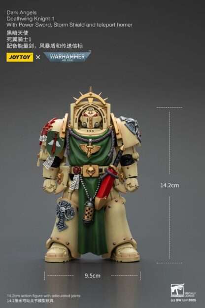 Warhammer 40,000 Actionfigur Dark Angels Deathwing Knight 1 14 cm – Bild 2