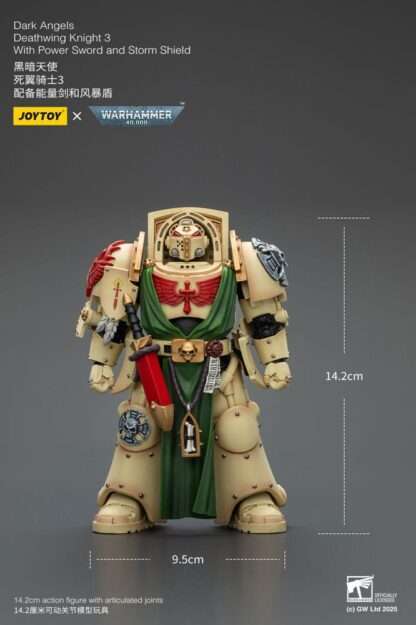 Warhammer 40,000 Actionfigur Dark Angels Deathwing Knight 3 14 cm – Bild 2