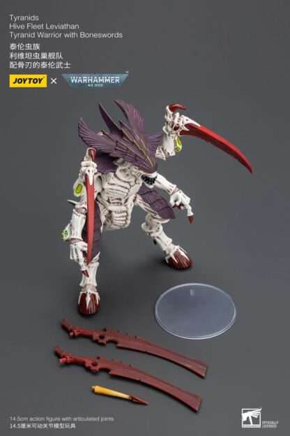 Warhammer 40k Actionfigur 1/18 Tyranids Hive Fleet Leviathan Tyranid Warrior with Boneswords 12 cm – Bild 2