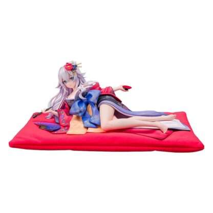 Neptunia x Senran Kagura Statue 1/7 Black Heart Kimono Ver. 10 cm