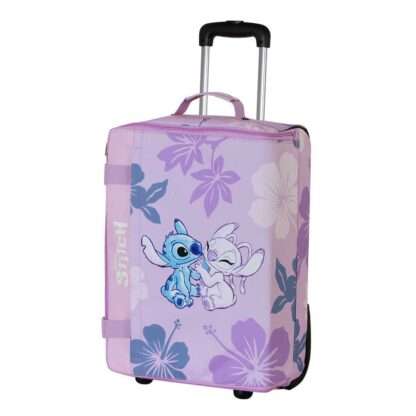 Lilo & Stitch Faltbarer Koffer Stitch & Angel Pink 52 cm