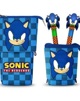 Sonic - The Hedgehog Pop Up Federmäppchen mit 2 löschbaren Gelstiften
