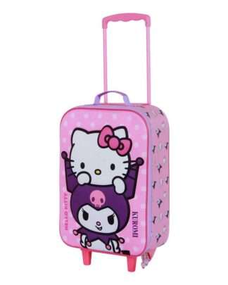 Sanrio Soft 3D Koffer Trolley Hello Kitty Playful Pink 52 cm