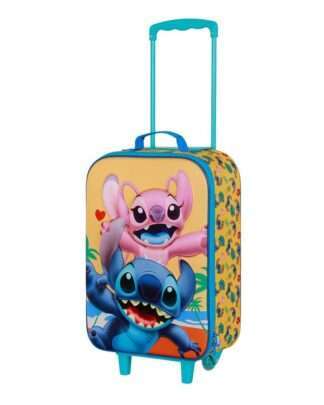 Lilo & Stitch Soft 3D Koffer Trolley Stitch Ocean Blue 52 cm