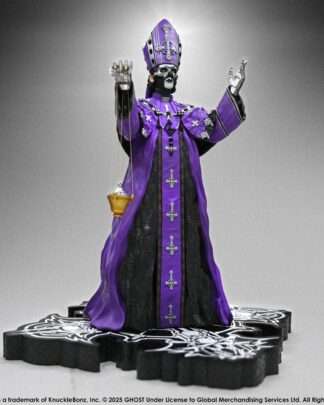 Ghost Rock Iconz Statue Papa V Perpetua Purple Robes 22 cm