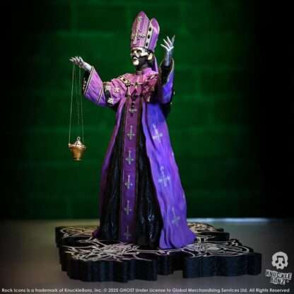 Ghost Rock Iconz Statue Papa V Perpetua Purple Robes 22 cm – Bild 3