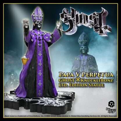 Ghost Rock Iconz Statue Papa V Perpetua Purple Robes 22 cm – Bild 27