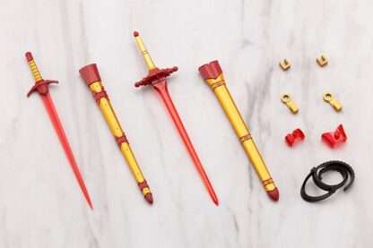 Kotobukiya M.S.G. Model Kit Zubehör-Set Virtuous Style 09 Sword Set A Flamerite Ver. – Bild 2