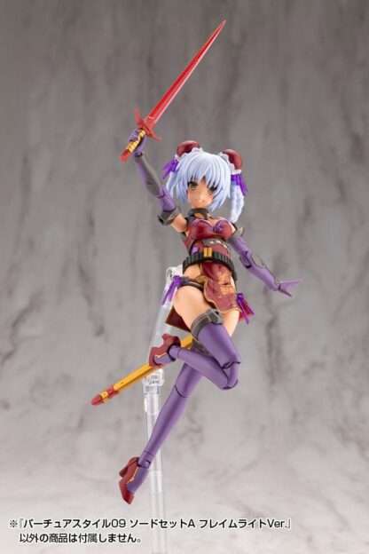 Kotobukiya M.S.G. Model Kit Zubehör-Set Virtuous Style 09 Sword Set A Flamerite Ver. – Bild 8