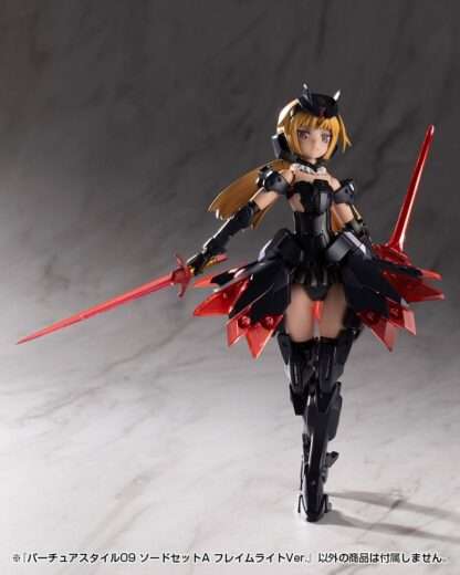 Kotobukiya M.S.G. Model Kit Zubehör-Set Virtuous Style 09 Sword Set A Flamerite Ver. – Bild 21