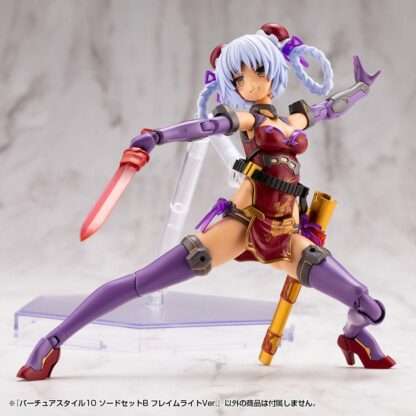 Kotobukiya M.S.G. Model Kit Zubehör-Set Virtuous Style 10 Sword Set B Flamerite Ver. – Bild 8