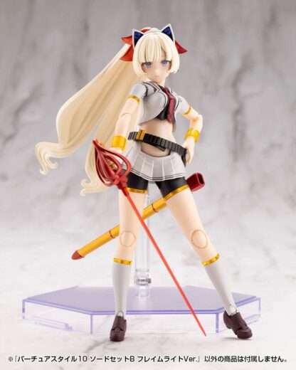 Kotobukiya M.S.G. Model Kit Zubehör-Set Virtuous Style 10 Sword Set B Flamerite Ver. – Bild 10