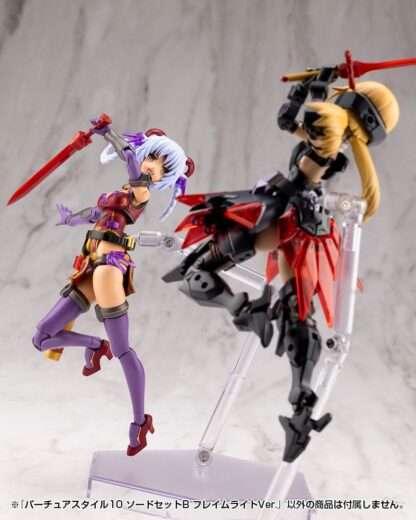 Kotobukiya M.S.G. Model Kit Zubehör-Set Virtuous Style 10 Sword Set B Flamerite Ver. – Bild 17
