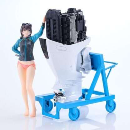 Original Character PLAMAX Plastic Model Kit MF-97 minimum factory Minori with Honda BF350 Grand Prix White 10 cm – Bild 2