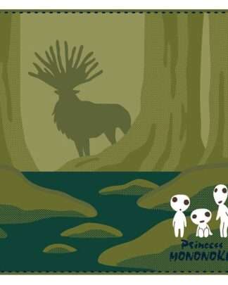 Studio Ghibli Mini-Handtuch Prinzessin Mononoke Shadow of the Deer God 25 x 25 cm