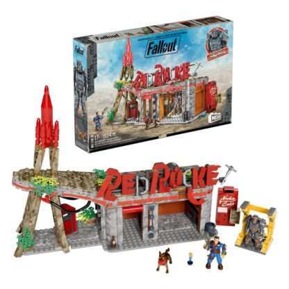 Fallout MEGA Bauset Red Rocket Truck Stop - Beschädigte Verpackung