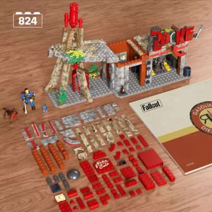 Fallout MEGA Bauset Red Rocket Truck Stop - Beschädigte Verpackung – Bild 2