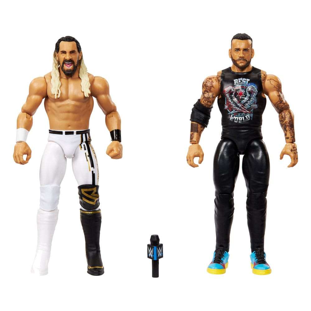 WWE Main Event Showdown Actionfiguren CM Punk vs Seth "Freakin" Rollins 2-Pack 15 cm – Bild 2
