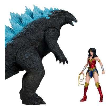 DC Justice League Monsterverse DC Multiverse Actionfiguren 2er-Pack Wonder Woman Vs. Atomic Blast Godzilla 18 cm – Bild 2