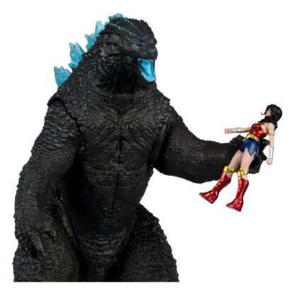 DC Justice League Monsterverse DC Multiverse Actionfiguren 2er-Pack Wonder Woman Vs. Atomic Blast Godzilla 18 cm – Bild 5