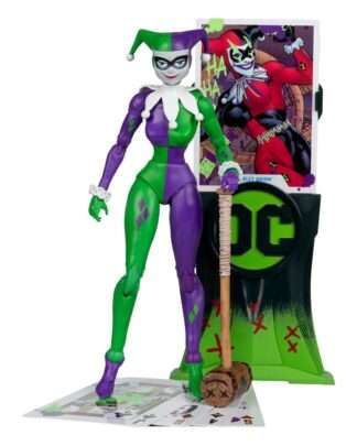 DC Multiverse Actionfigur Harley Quinn (DC Classic) Jokerized (Gold Label) 18 cm