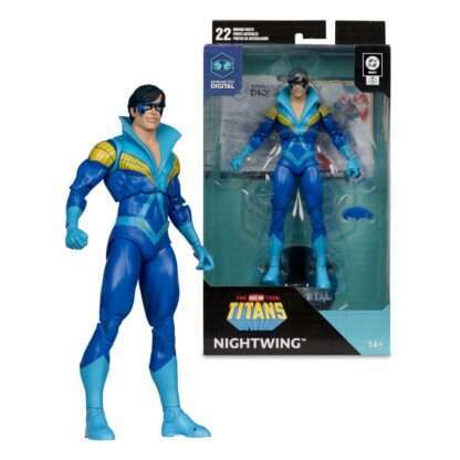 DC Direct McFarlane Toys Digital Actionfigur Nightwing (Teen Titans) 18 cm – Bild 5