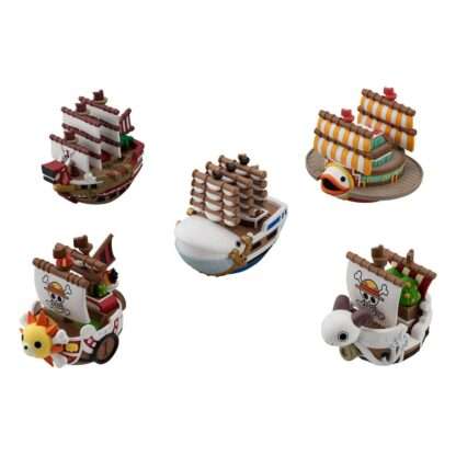 One Piece Yuracolle Series Sammelfiguren 5er-Pack Grand Line 6 cm   - Beschädigte Verpackung