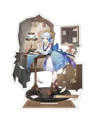 Genshin Impact Teyvat Style Series Acryl Diorama Kamisato Ayaka: Springbloom Missive 13 cm