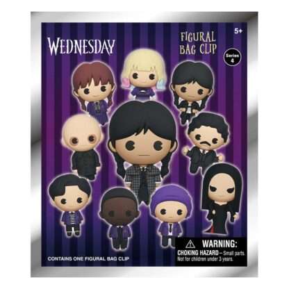 Wednesday 3D PVC-Taschenanhänger Serie 4 Display  (24) – Bild 2