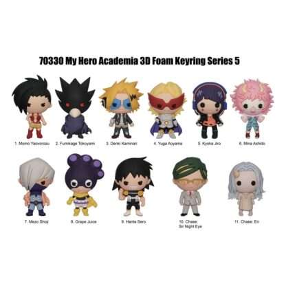 My Hero Academia 3D PVC-Taschenanhänger Serie 5 Display  (24) – Bild 2