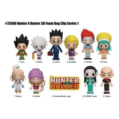 Hunter x Hunter 3D PVC-Taschenanhänger Serie 1 Display  (24) – Bild 2