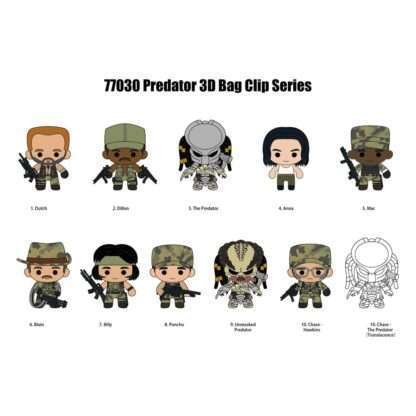 Predators 3D PVC-Taschenanhänger Serie 1 Display  (24) – Bild 3