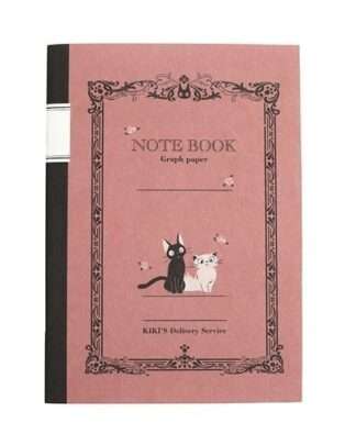 Kikis kleiner Lieferservice Retro Notizbuch Jiji Red