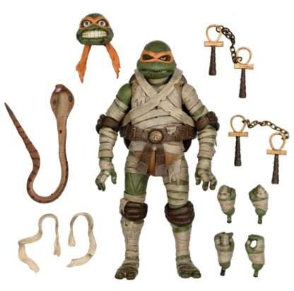 Universal Monsters x Teenage Mutant Ninja Turtles Actionfigur Ultimate Michelangelo as The Mummy 18 cm – Bild 2
