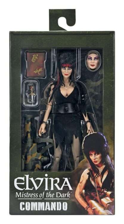 Elvira - Herrscherin der Dunkelheit Clothed Actionfigur Commando Elvira 20 cm – Bild 2