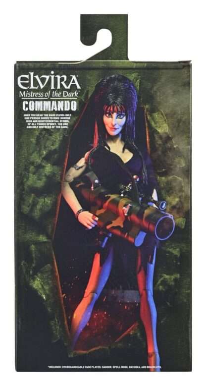 Elvira - Herrscherin der Dunkelheit Clothed Actionfigur Commando Elvira 20 cm – Bild 3