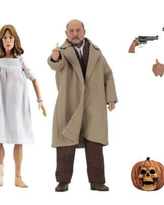Halloween II Retro Actionfiguren Doppelpack Doctor Loomis & Laurie Strode 20 cm